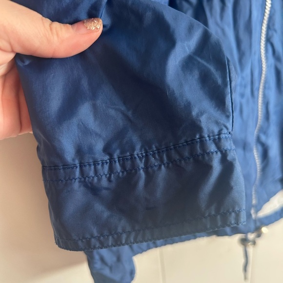 Vintage Kokanee, Blue Windbreaker Rain Jacket, size M, pockets - Picture 2 of 11